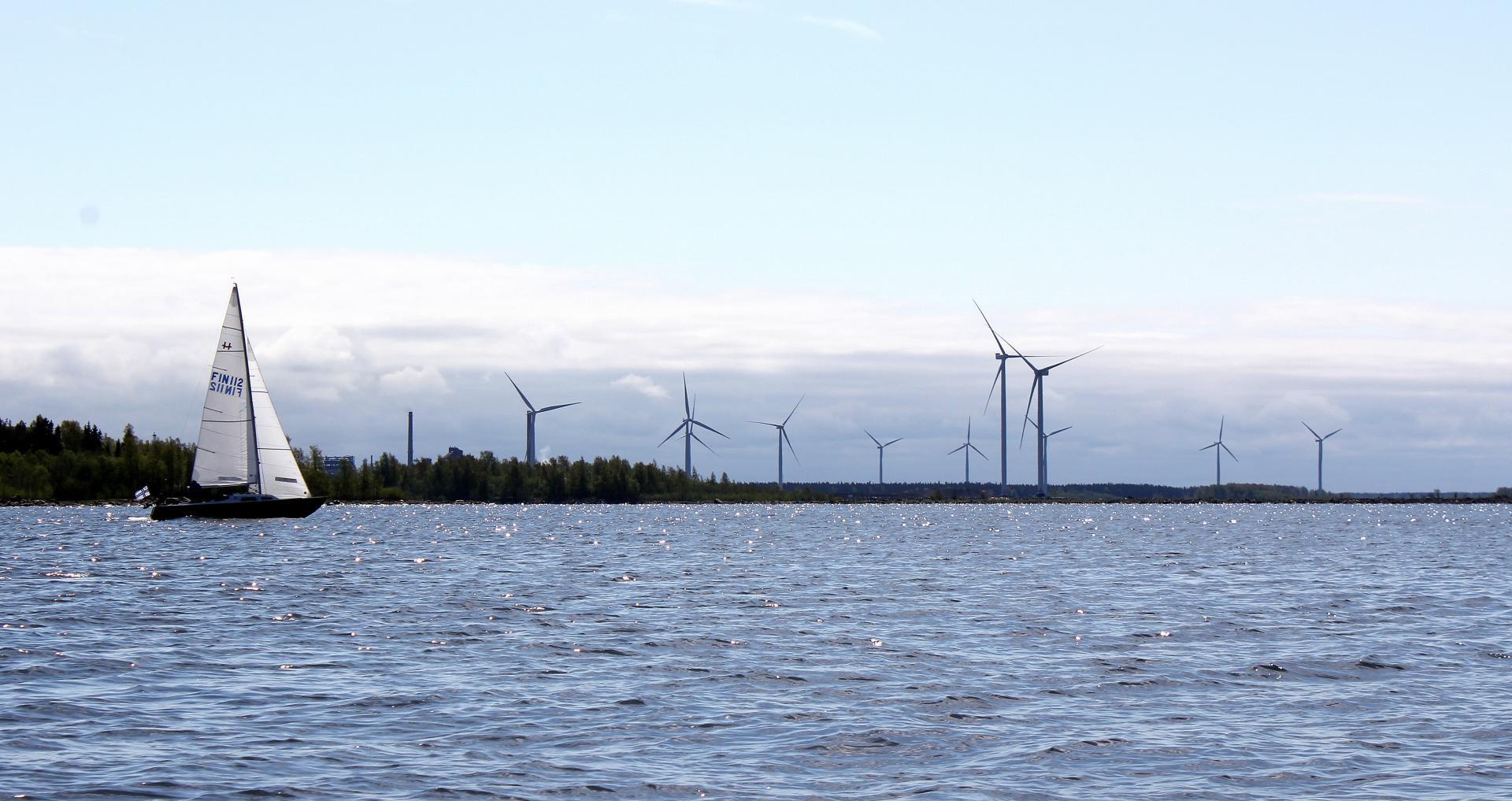 Windmills and seacost